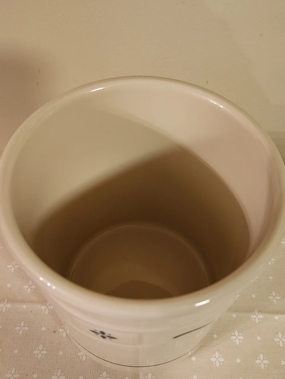 Longaberger Woven Traditions Utensil Crock